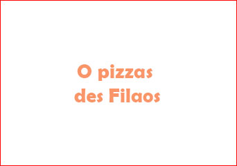 O pizzas des Filaos